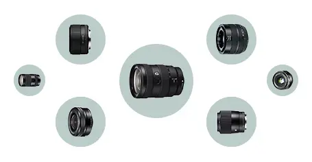 Browse camera lenses